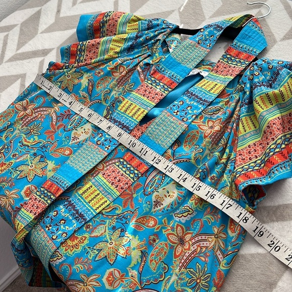 Current Air NWOT Paisley Border Print MIDI Dress‎ size XS - Picture 11 of 12